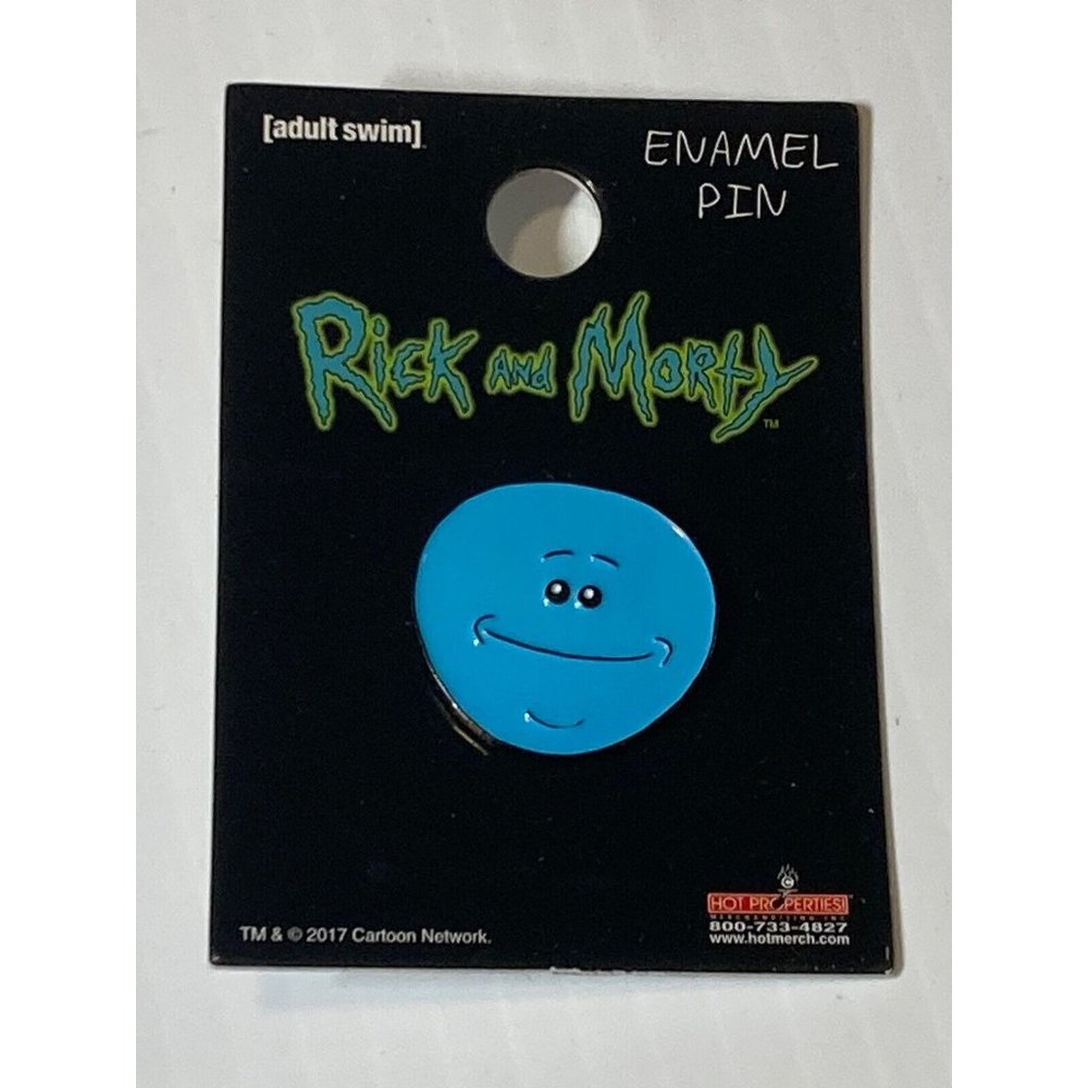 Rick And Morty Mr. Meeseeks Head Enamel Pin New